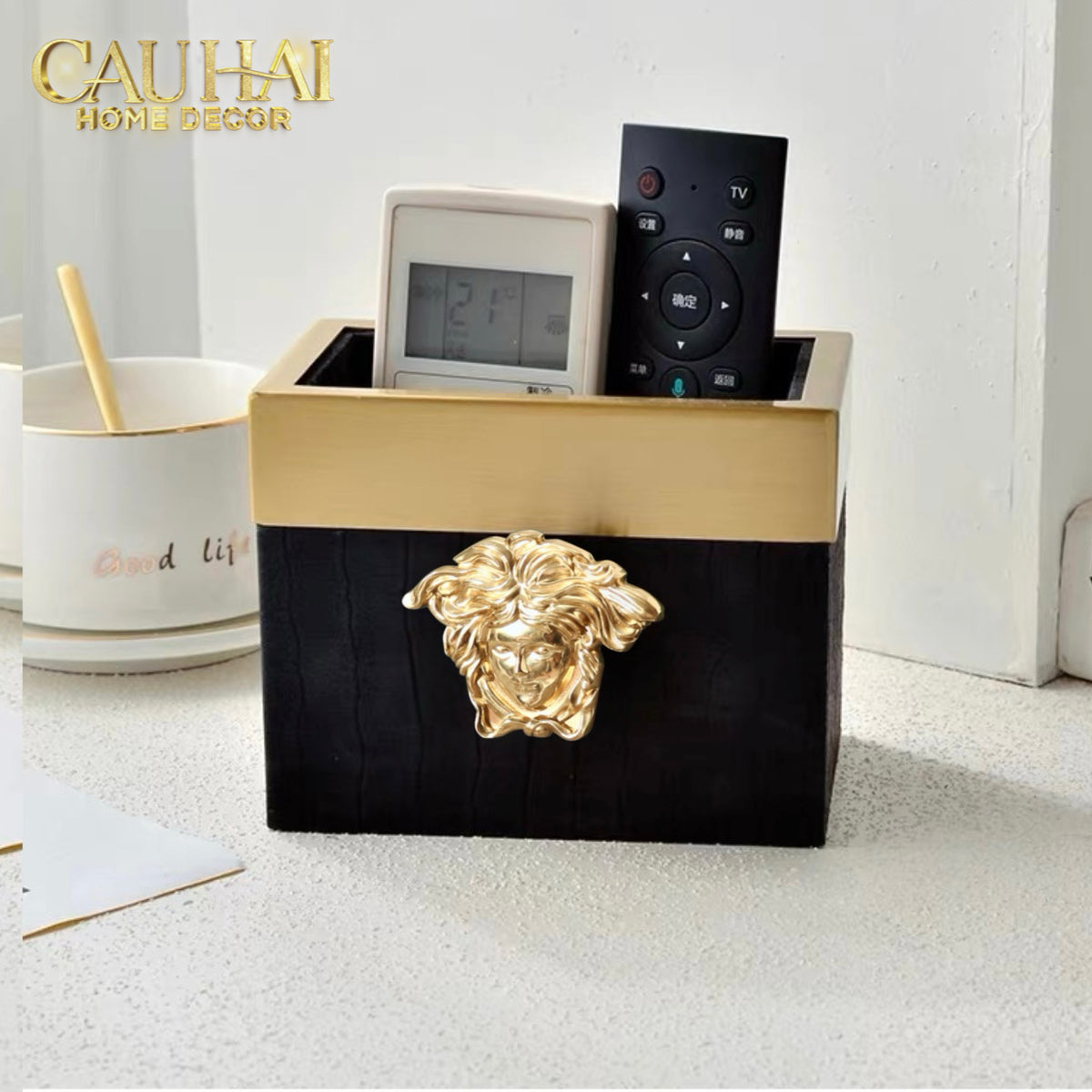 Maison Couture - Hộp Đựng Remote Brasson MeduSa V Class Limited-HỘP TRANG SỨC-CẬU HAI HOME DECOR-CẬU HAI HOME DECOR