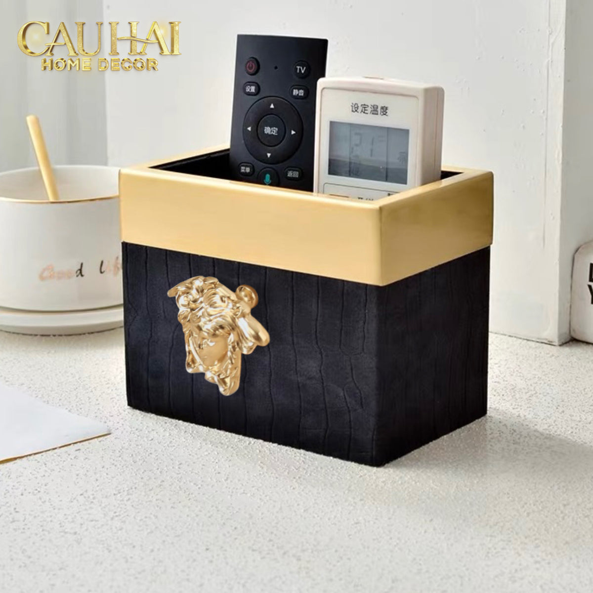 Maison Couture - Hộp Đựng Remote Brasson MeduSa V Class Limited-HỘP TRANG SỨC-CẬU HAI HOME DECOR-CẬU HAI HOME DECOR