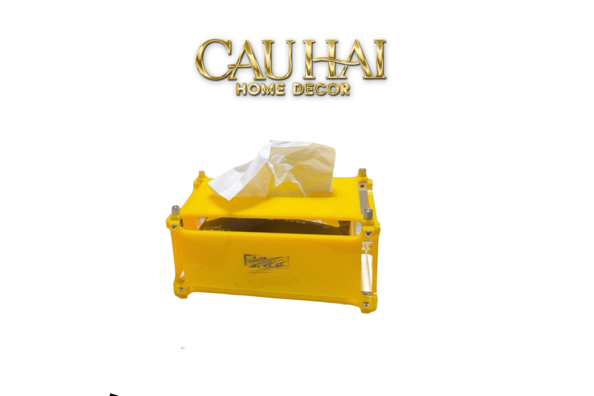 Maison Couture - Hộp Khăn Giấy Acrylic F Class Lemon Glacier Fancy Tissue Case 20x14x10-HỘP KHĂN GIẤY-CẬU HAI HOME DECOR-CẬU HAI HOME DECOR