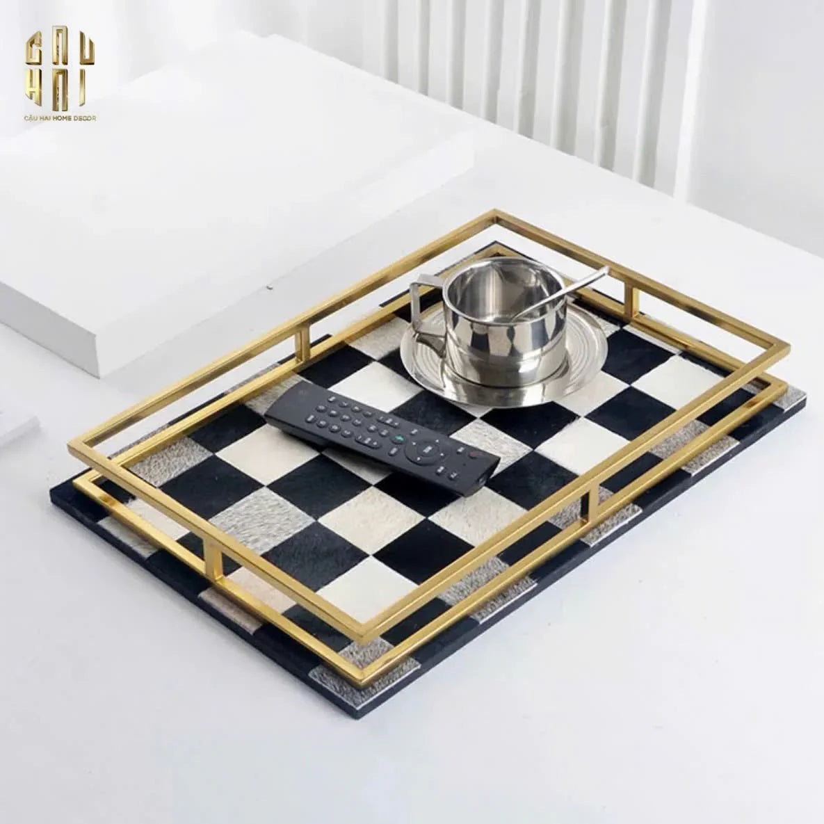 Maison Couture - Khay Da Cao Cấp Damier Impérial D40-CẬU HAI HOME DECOR