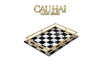 Maison Couture - Khay Da Cao Cấp Damier Impérial D40-CẬU HAI HOME DECOR