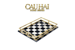 Maison Couture - Khay Da Cao Cấp Damier Impérial D40-CẬU HAI HOME DECOR