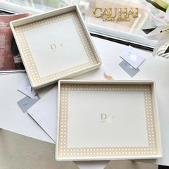 Maison Couture - Khay Da Chữ Nhật Haute Leather D'Ivoire D Class Atélier 30X40-CẬU HAI HOME DECOR