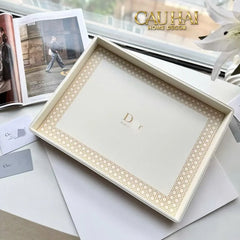 Maison Couture - Khay Da Chữ Nhật Haute Leather D'Ivoire D Class Atélier 30X40-CẬU HAI HOME DECOR