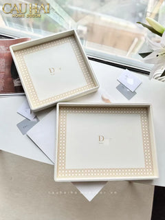 Maison Couture - Khay Da Chữ Nhật Haute Leather D'Ivoire D Class Atélier 30X40-CẬU HAI HOME DECOR
