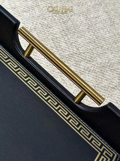 Maison Couture - Khay Da Chữ Nhật Lux Leather 30X40 Vs Savoir Medusa Atélier-CẬU HAI HOME DECOR