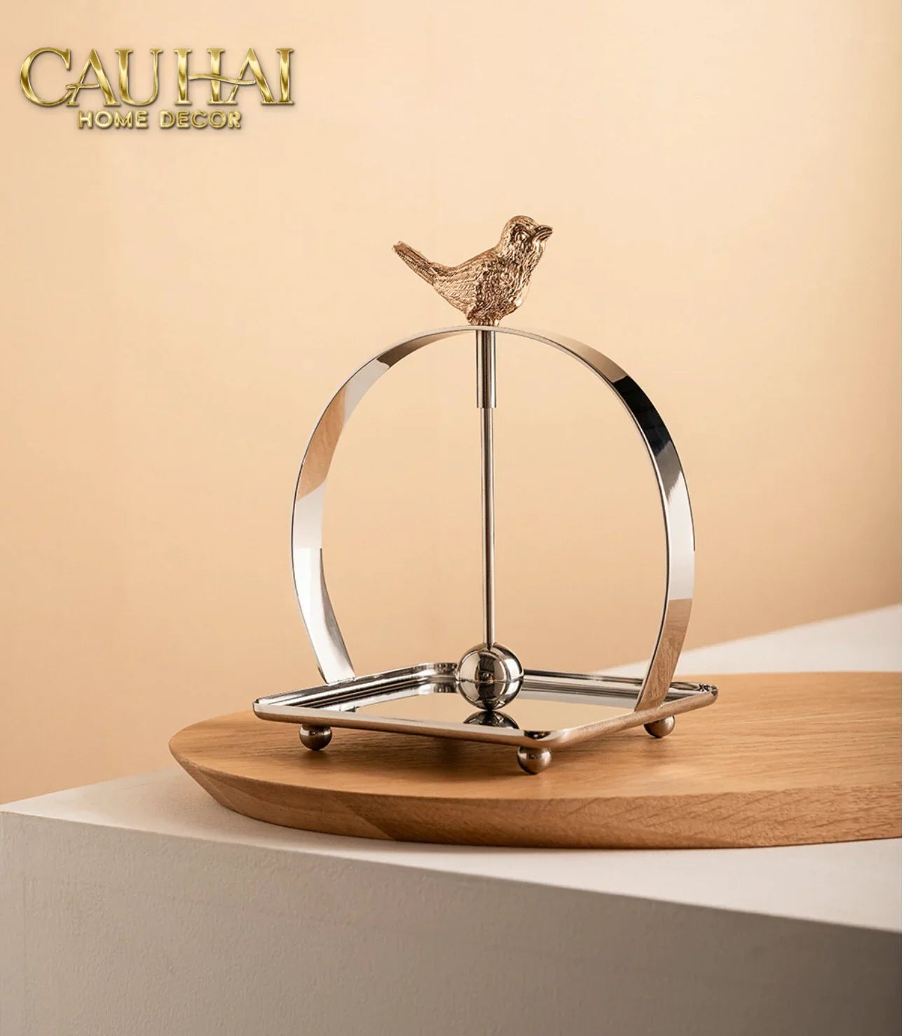 Maison Couture - Khay Giấy Vuông L’Oiseau Doré Cocktail Napkin Holder-CẬU HAI HOME DECOR