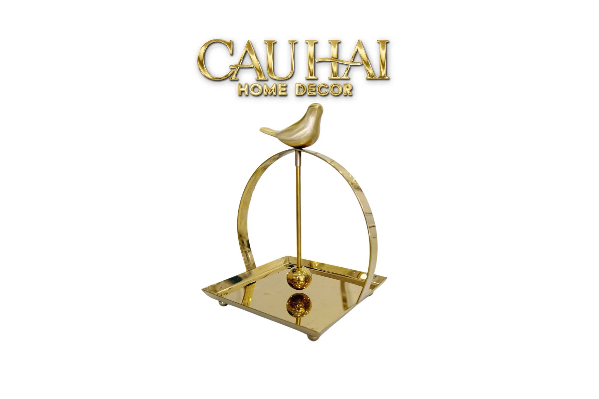 Maison Couture - Khay Giấy Vuông L’Oiseau Doré Cocktail Napkin Holder-CẬU HAI HOME DECOR