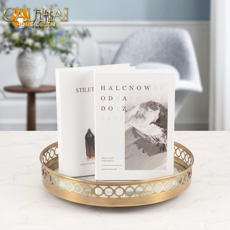 Maison Couture - Khay Gương Tròn Brasson Royale Gold D30-KHAY TRANG TRÍ-CẬU HAI HOME DECOR-CẬU HAI HOME DECOR