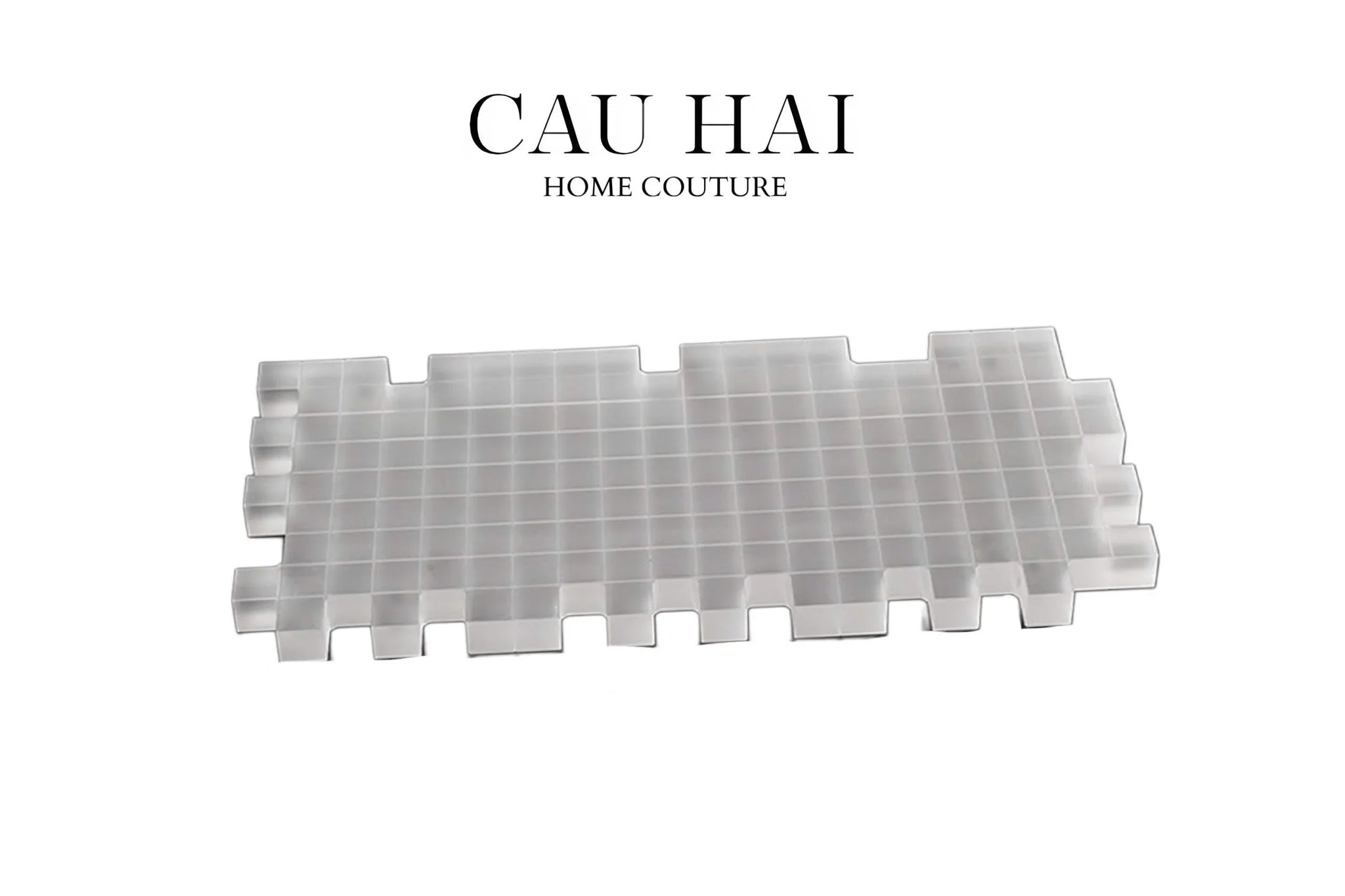 Maison Couture - Khay Pha Lê Crystal Grid Luxury D50-CẬU HAI HOME DECOR
