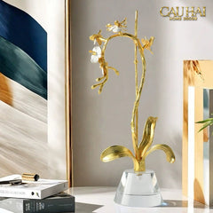 Maison Couture – Lọ Đựng Cọ Haute Orchid Golden Branches Brush Holder-CẬU HAI HOME DECOR
