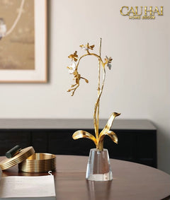 Maison Couture – Lọ Đựng Cọ Haute Orchid Golden Branches Brush Holder-CẬU HAI HOME DECOR