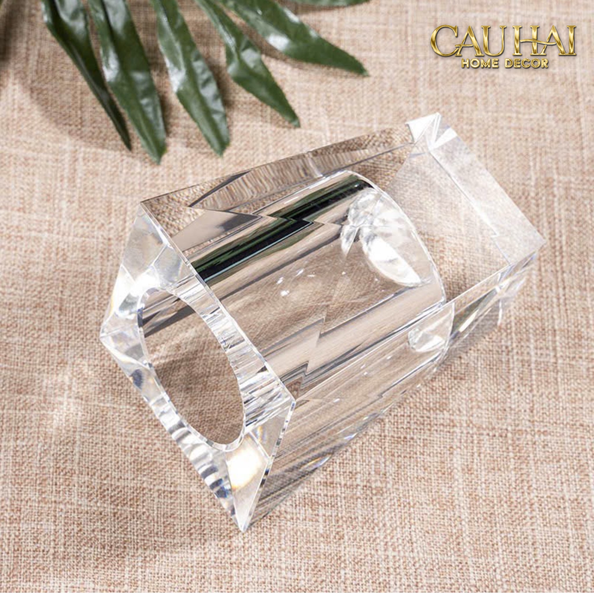 Maison Couture - Lọ Hoa Pha Lê Cristal Facetté-CẬU HAI HOME DECOR