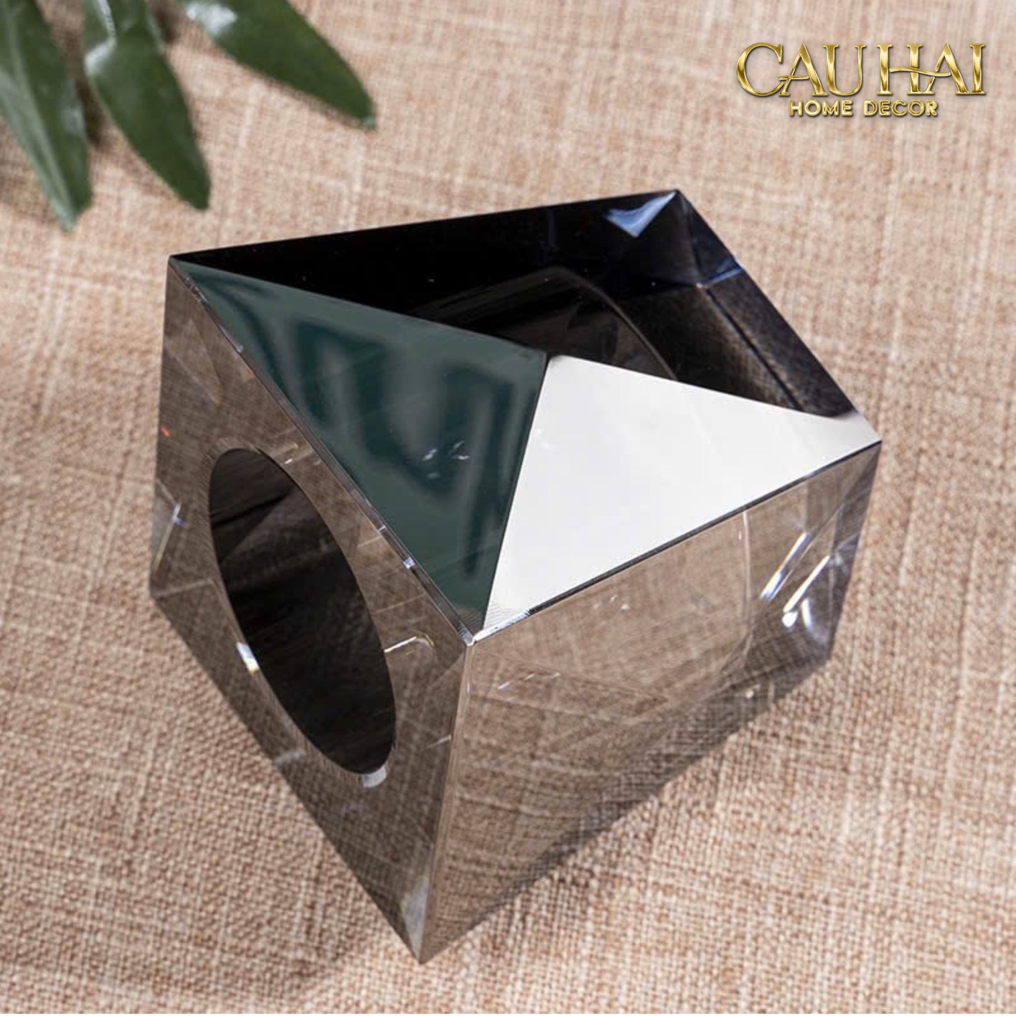 Maison Couture - Lọ Hoa Pha Lê Cristal Facetté-CẬU HAI HOME DECOR