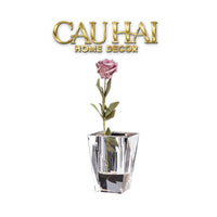 Maison Couture - Lọ Hoa Pha Lê Cristal Facetté-CẬU HAI HOME DECOR