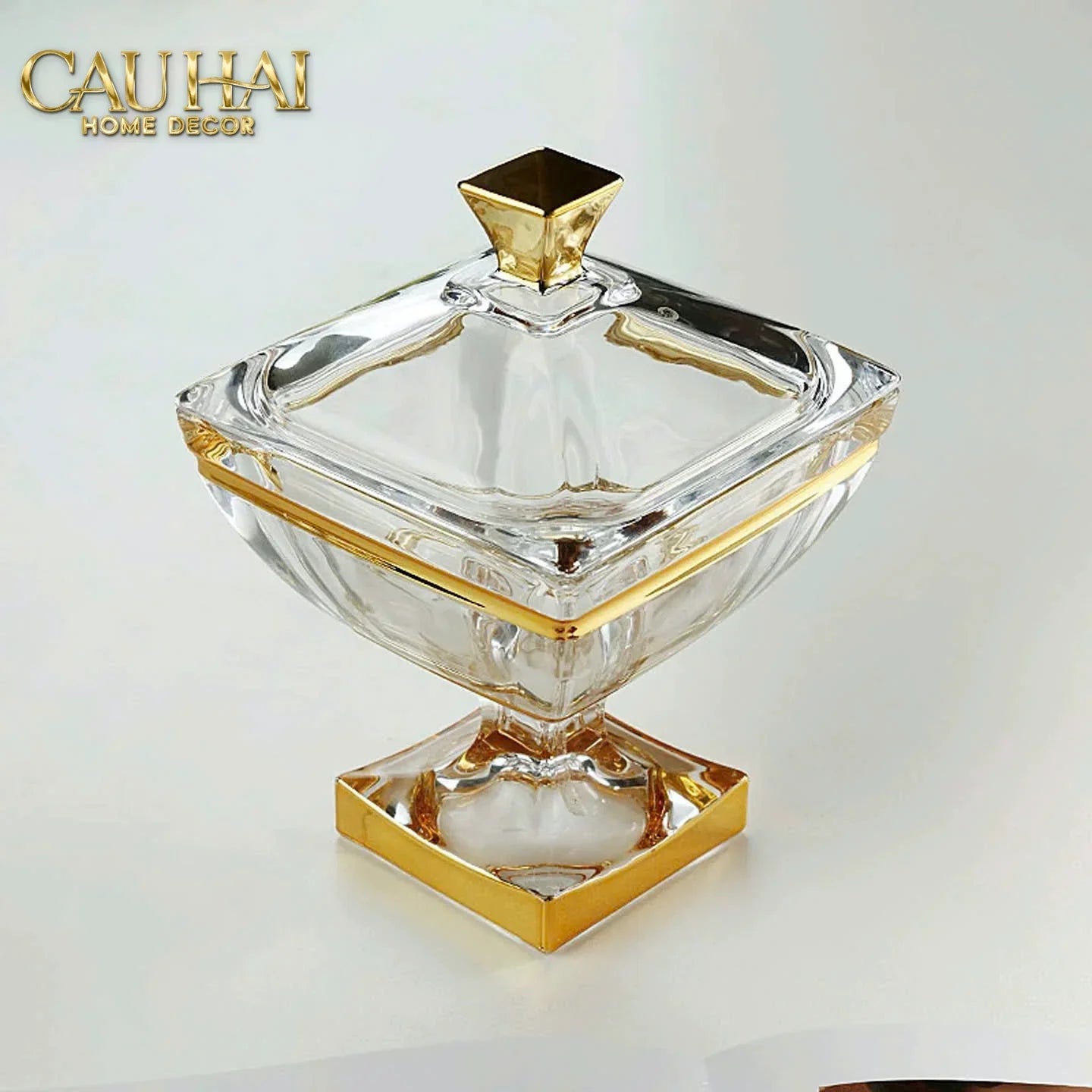 Maison Couture - Lọ Pha Lê Aureus Impérial Cristalleries Bonbonnière-CẬU HAI HOME DECOR