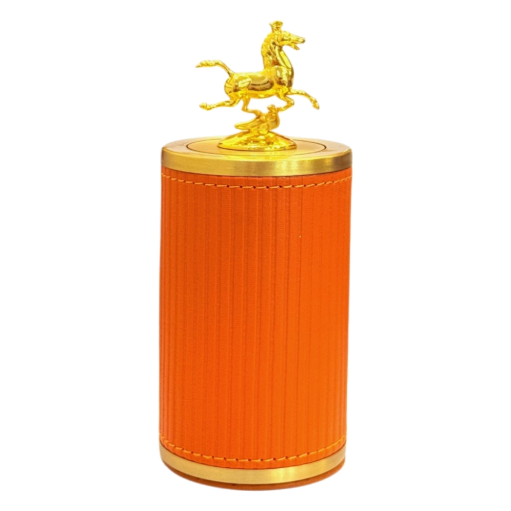 Maison Couture - Lọ Tăm Bọc Da Pégase D'Or-Lọ tăm-Cậu Hai Home Decor-CẬU HAI HOME DECOR