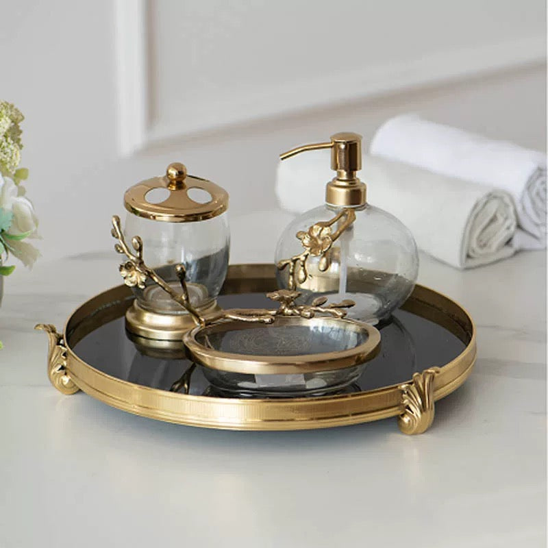 Maison Couture - Lọ Tăm Bông Hoa Mai Bằng Đồng - Brasson Blossom Héritage 8x13-CẬU HAI HOME DECOR