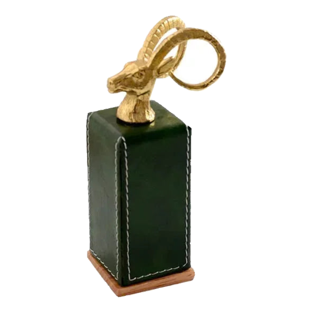 Maison Couture - Lọ Tăm Lux Leather Oakwood - The Inner Charm 6x16-HŨ TRANG TRÍ-Đối tác tại Trung Quốc theo từng đơn đặt hàng-CẬU HAI HOME DECOR
