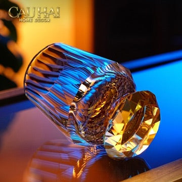 Maison Couture - Ly Pha Lê Cristalleries Cyan Glasses-LY PHA LÊ-CẬU HAI HOME DECOR-CẬU HAI HOME DECOR