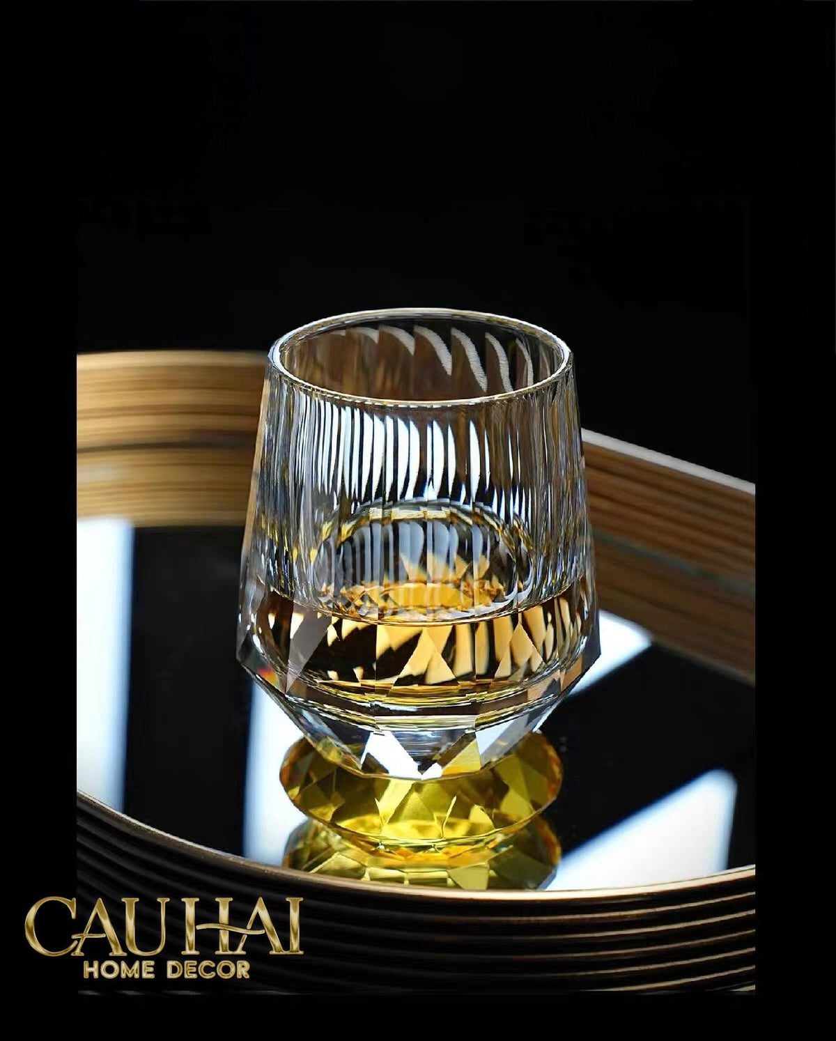 Maison Couture - Ly Pha Lê Cristalleries Cyan Glasses-LY PHA LÊ-CẬU HAI HOME DECOR-CẬU HAI HOME DECOR