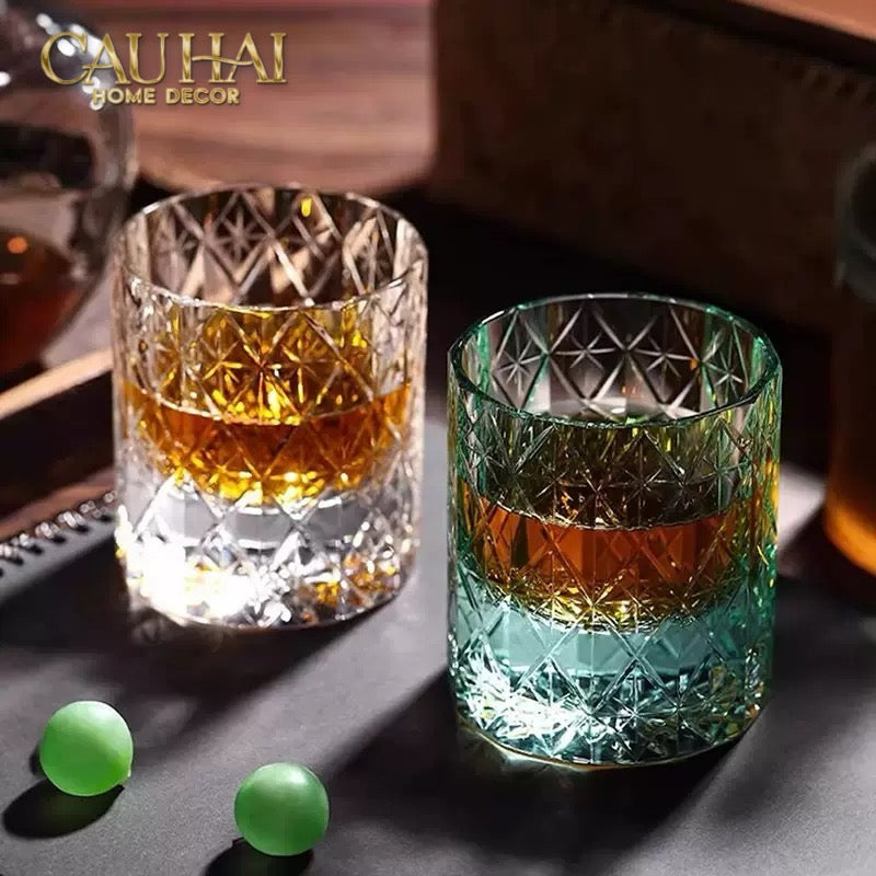 Maison Couture - Ly Pha Lê Cristalleries Cyan Glasses...-LY PHA LÊ-CẬU HAI HOME DECOR-CẬU HAI HOME DECOR