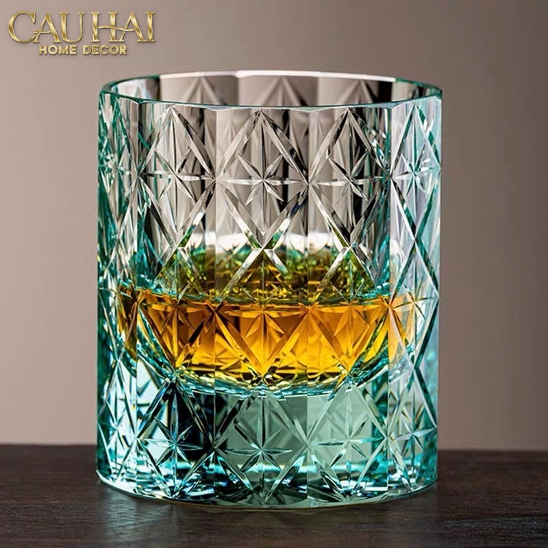 Maison Couture - Ly Pha Lê Cristalleries Cyan Glasses...-LY PHA LÊ-CẬU HAI HOME DECOR-CẬU HAI HOME DECOR
