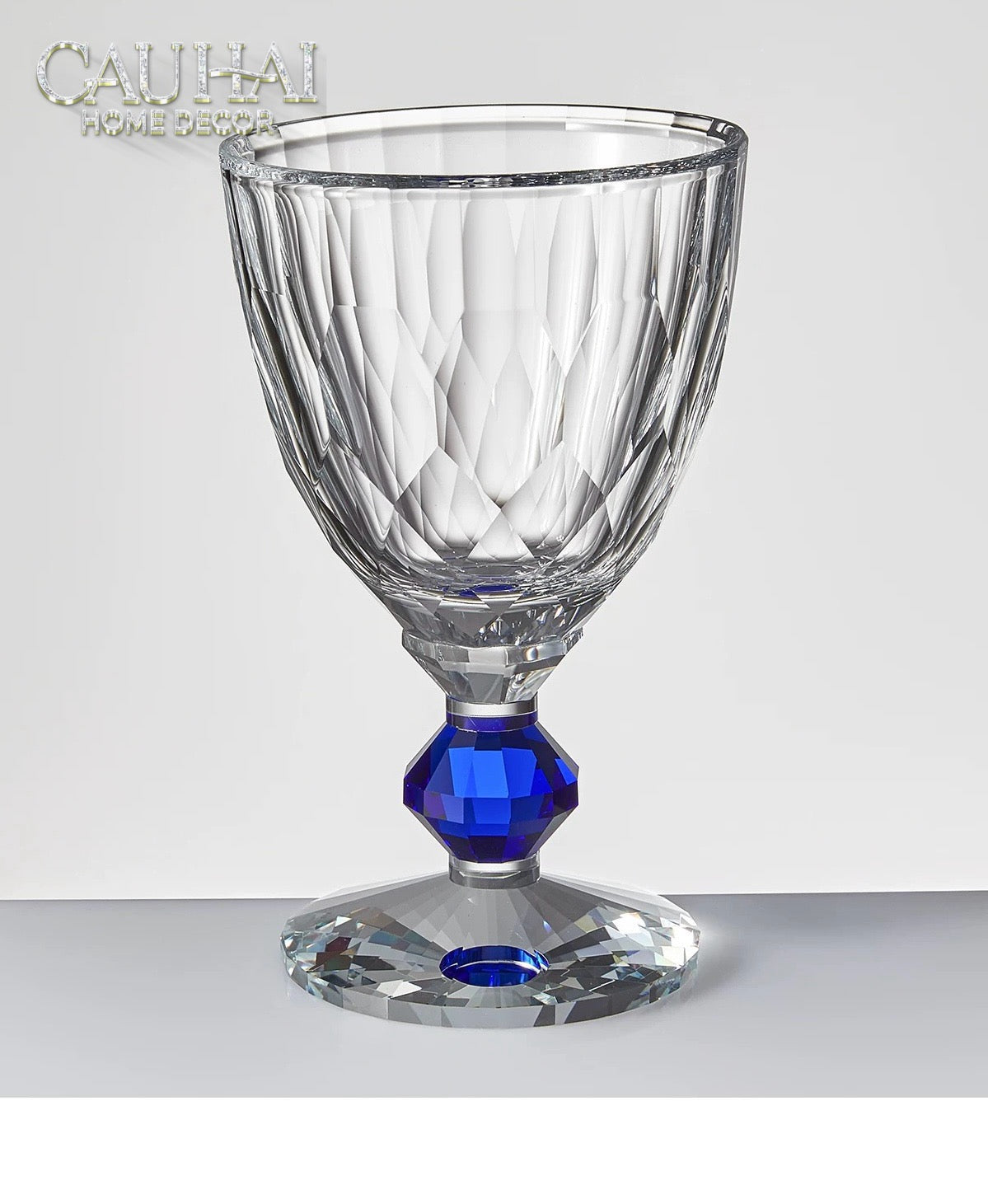 Maison Couture - Ly Pha Lê Cristalleries Goblet Burgundy Glasses 270ml-CẬU HAI HOME DECOR