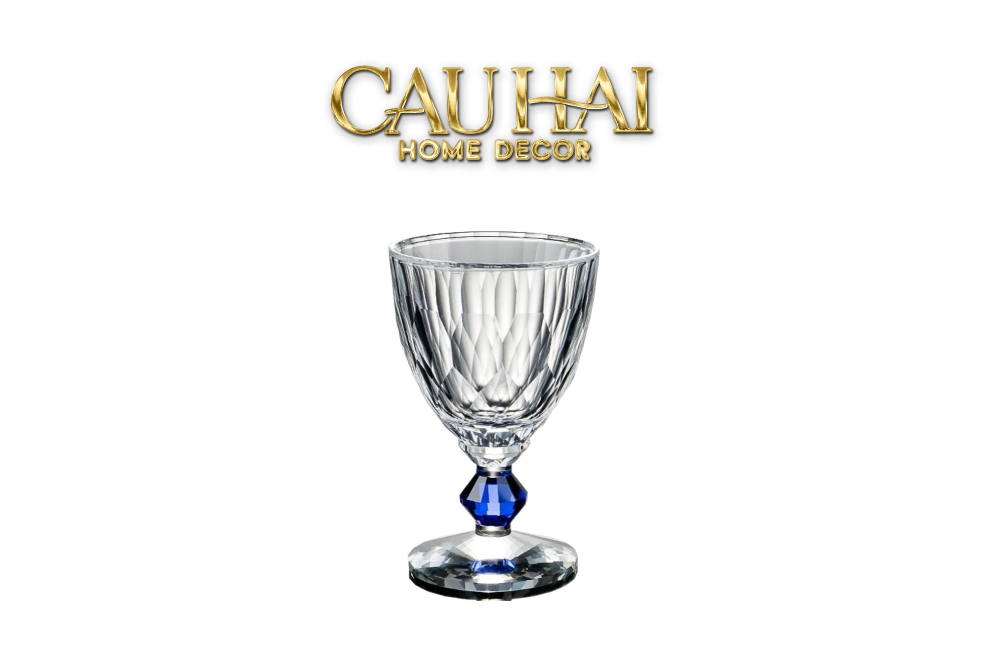 Maison Couture - Ly Pha Lê Cristalleries Goblet Burgundy Glasses 270ml-CẬU HAI HOME DECOR