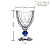 Maison Couture - Ly Pha Lê Cristalleries Goblet Burgundy Glasses 270ml-LY THỦY TINH-CẬU HAI HOME DECOR-SAPPHIRE Oceanami-CẬU HAI HOME DECOR