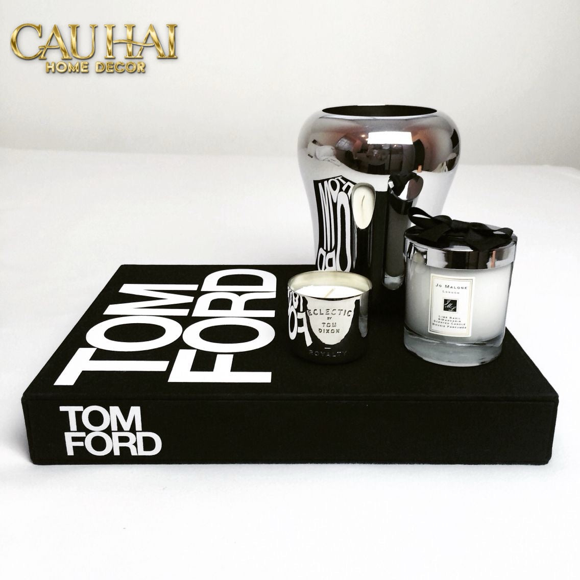 Maison Couture - Sách Fashion Runway Tom Ford 002 - Noir / Blanc / Gris-SÁCH TRANG TRÍ-Đối tác tại Trung Quốc theo từng đơn đặt hàng-CẬU HAI HOME DECOR