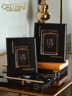 Maison Couture - Set 2 Khung Ảnh Da Mystery Savoir Frame-CẬU HAI HOME DECOR