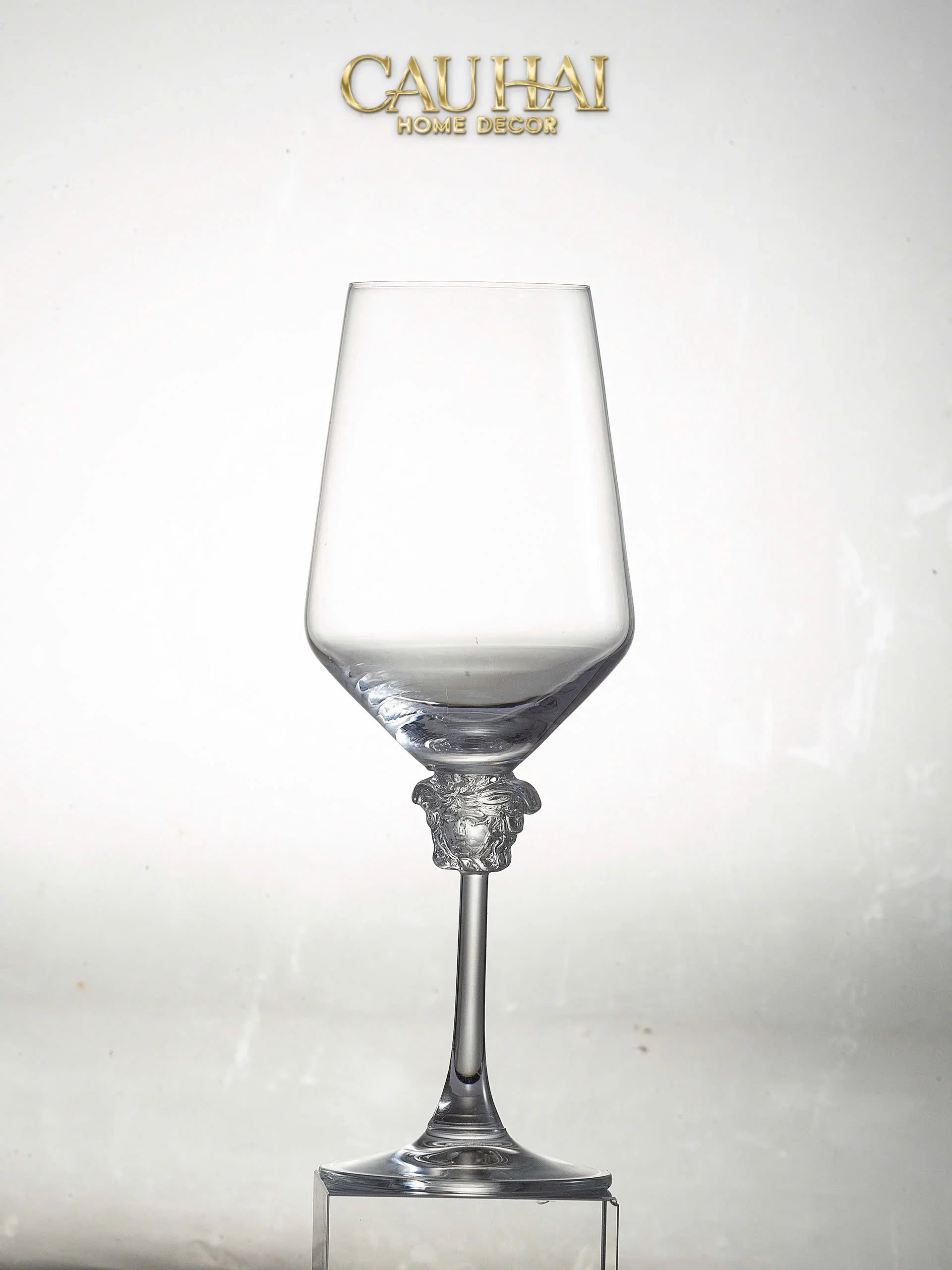 Maison Couture - Set 2 Ly Medusa Firma Lusso 476Ml Vino Rosso Glasses Full Box-CẬU HAI HOME DECOR