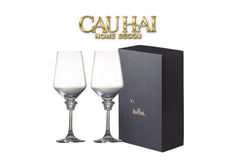 Maison Couture - Set 2 Ly Medusa Firma Lusso 476Ml Vino Rosso Glasses Full Box-CẬU HAI HOME DECOR