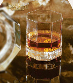 Maison Couture - Set 2 Ly Pha Lê Medusa V Class Cristalleries Facetté Rock Lowball Glasses 170ml-CẬU HAI HOME DECOR