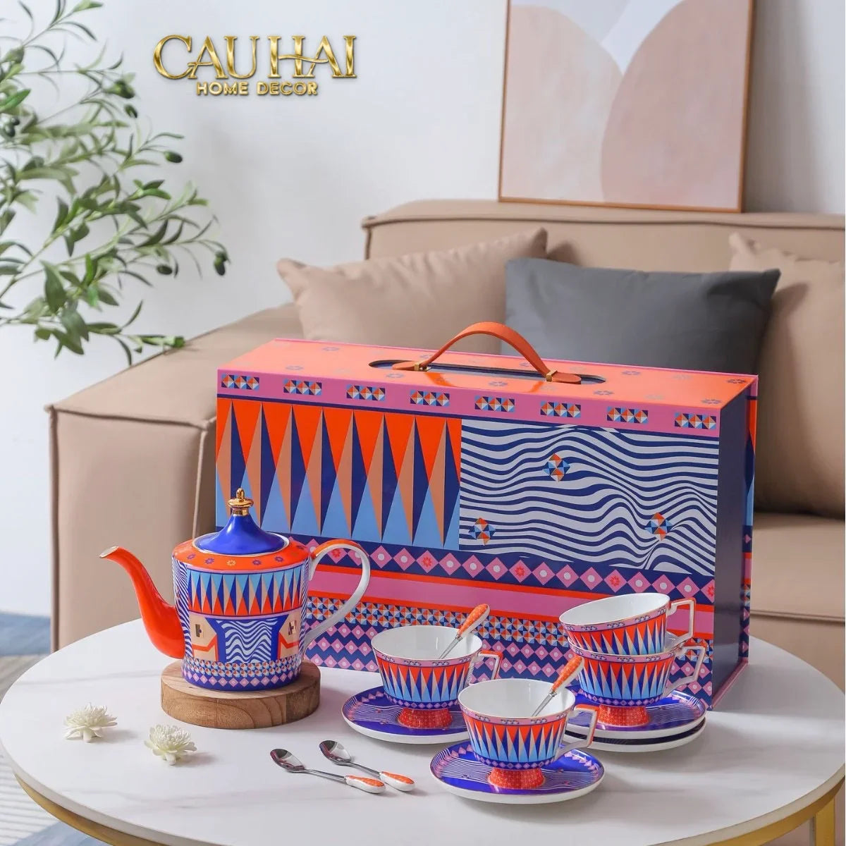 Maison Couture - Set 2 Ly Trà Cà Phê / Prismatique Royale Mug Arlequin 500Ml-CẬU HAI HOME DECOR