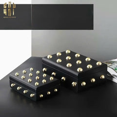 Maison Couture - Set 2 Rương Jewelry Gothic Blackhorn Chest Fw25-CẬU HAI HOME DECOR