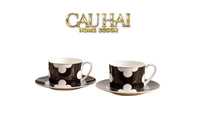 Maison Couture - Set 2 Tách Trà Château Clover Signature - L’Atelier Rayé Tasses & Soucoupes 4pcs-CẬU HAI HOME DECOR