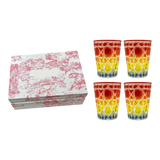 Maison Couture - Set 2 Ly Cocktail Thuỷ Tinh 7 Màu D'Or Diamant Facetté Lumière-LY THỦY TINH-Đối tác tại Trung Quốc theo từng đơn đặt hàng-CẬU HAI HOME DECOR