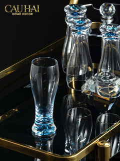 Maison Couture - Set 6 Ly Bia Thuỷ Tinh Oceanami & Cristalleries Stemware Rack 320Ml-CẬU HAI HOME DECOR
