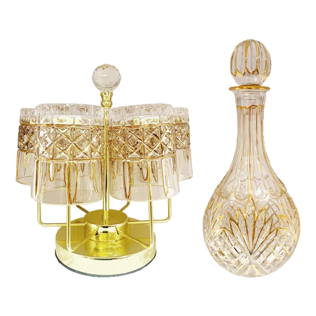 Maison Couture - Set Bình Rượu Whiskey Pha Lê L'Éclat De Louis-BÌNH RƯỢU-Đối tác tại Trung Quốc theo từng đơn đặt hàng-CẬU HAI HOME DECOR