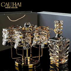 Maison Couture - Set Bình Rượu Whiskey Pha Lê Glorious Diamant Facetté-CẬU HAI HOME DECOR