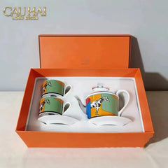 Maison Couture - Set Bình trà 6 tách H Class Signature Serpentine Équestre 13pcs Tea Set-CẬU HAI HOME DECOR