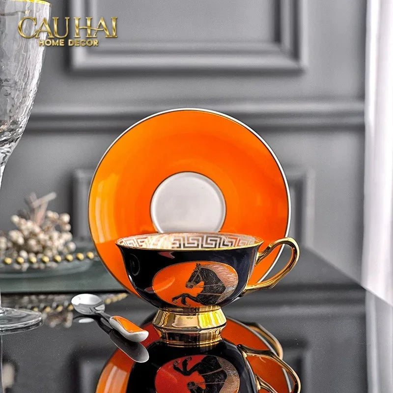 Maison Couture - Set Bình Trà Regal Legendary Impérial Noble Équestre Tea Set 15pcs-BỘ BÌNH TRÀ-CẬU HAI HOME DECOR-CẬU HAI HOME DECOR