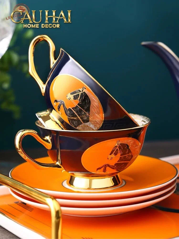 Maison Couture - Set Bình Trà Regal Legendary Impérial Noble Équestre Tea Set 15pcs-CẬU HAI HOME DECOR
