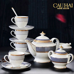 Maison Couture - Set Bình Trà Royal Dynasty 21 Pcs Ss25-CẬU HAI HOME DECOR