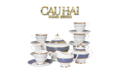 Maison Couture - Set Bình Trà Royal Dynasty 21 Pcs Ss25-CẬU HAI HOME DECOR