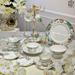 Maison Couture - Set Chén Dĩa 1 Người- Imperial Jardin 4Pcs-CẬU HAI HOME DECOR