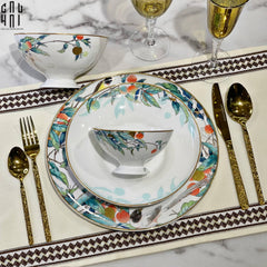 Maison Couture - Set Chén Dĩa 1 Người- Imperial Jardin 4Pcs-CẬU HAI HOME DECOR