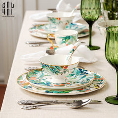 Maison Couture - Set Chén Dĩa 1 Người- Imperial Jardin 4Pcs-CẬU HAI HOME DECOR